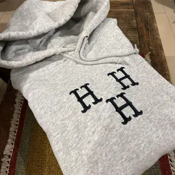 huf 로고 후드티 그레이 후디