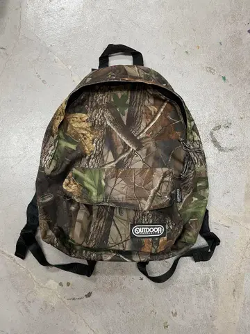 90s USA제 outdoor 백팩 카모플라쥬 리얼트리 패턴