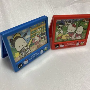 레어 산리오 헬로키티 클립 사진 스탠드 세트 1995 바츠마루