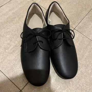 무인양품 피로를 덜어주는 레더업 슈즈 블랙