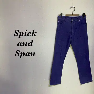 Spick and Span 청바지 테이퍼드 네이비 S 4694N