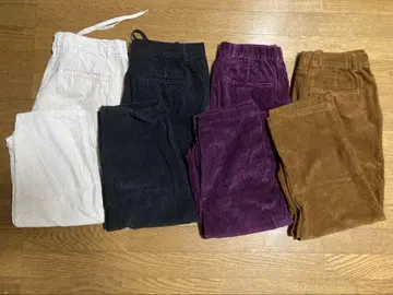 GU 코듀로이 팬츠 묶음 판매