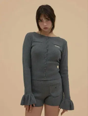 andmary Pansy knit set up