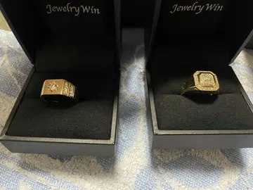 새상품 JewelryWin 골드링 2세트