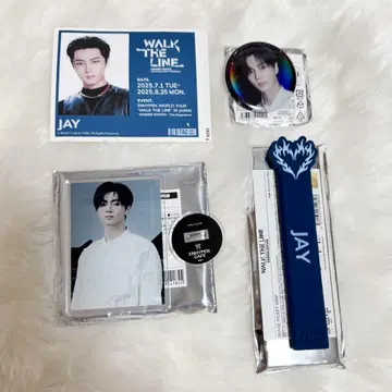 ENHYPEN 제이 아크릴 스탠드, 캔뱃지, 그립 초승달 WTL