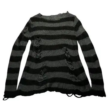00s archive punk grunge damage knit y2k