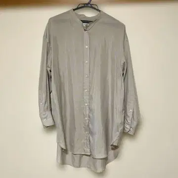 SLOBE iENA 베이지 롱 셔츠 긴팔