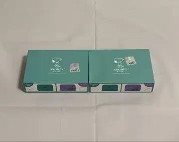 미개봉 새상품 스누피 지갑 퍼플 그린 전 2종 세트