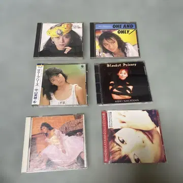 나카야마 미호 앨범 CD 6장 세트