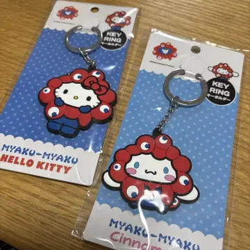 오사카 만박 EXPO 산리오 변신 러버 키링 키티 미야쿠미야쿠
