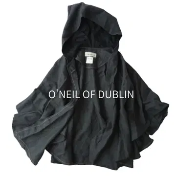 O'NEIL OF DUBLIN 후디 판초 울 얇은 소재 그레이