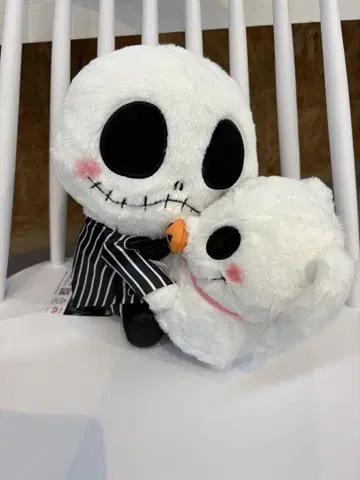 팀 버튼 나이트메어 비포 크리스마스 FukuFuku 페어 봉제 인형