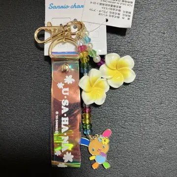 산리오 일광화상 우사하나 키링