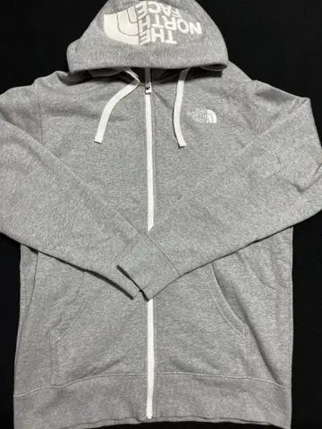 THE NORTH FACE 그레이 후드티