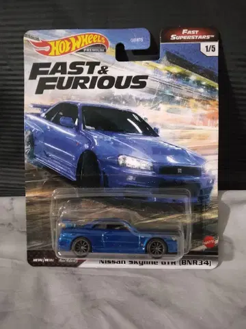 핫휠 와일드 스피드 gtr bnr34 스카이라인