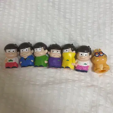 오소마츠 6쌍둥이 손가락 인형 소프트 비닐 피규어