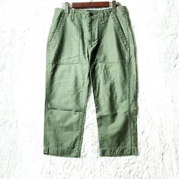 CRIMIE TROOP 크롭 7부 베이커 팬츠 크롭 32