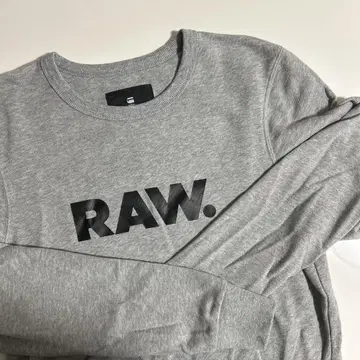 G-STARRAW 로고 그레이 맨투맨