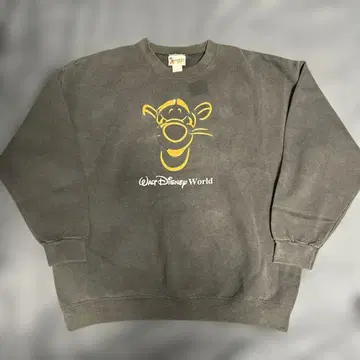 90s 디즈니 티거 푸우 빈티지 맨투맨 페이드