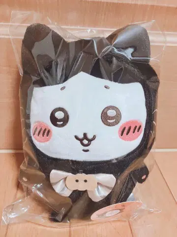 치이카와 검은 고양이 봉제 인형 하치와레
