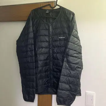 몽벨 블랙 라운드넥 이너 다운 자켓 XL