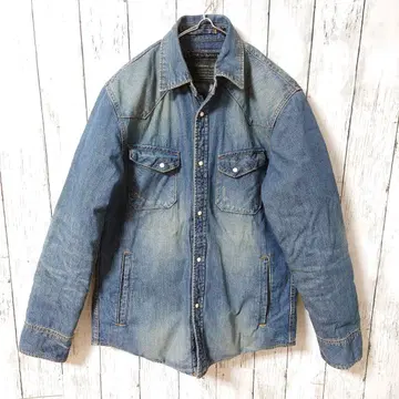 나노 유니버스 니시카와 다운 데님 다운 자켓 콜라보 프랑스제 페더