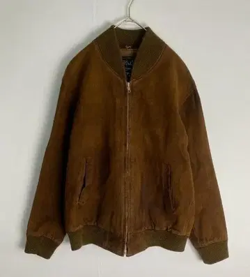 브라운 스웨이드 자켓 XL