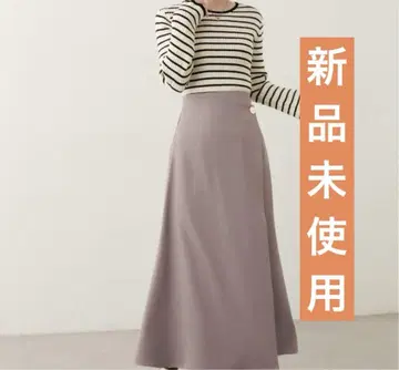 [ 미사용 새상품 ] 베코베코 랩 깔끔 스커트 내추럴 꾸뛰르 L