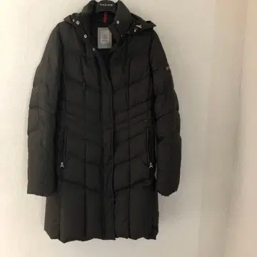 BOGNER 후드 부착 롱 다운 자켓 다크 브라운