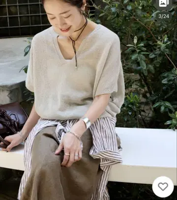 [ 새상품급 ] 저널 스탠다드 페이퍼얀 키넥 하프슬리브 베이지