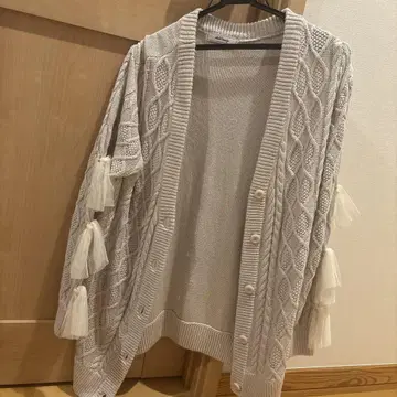 Ank Rouge 케이블 니트 가디건