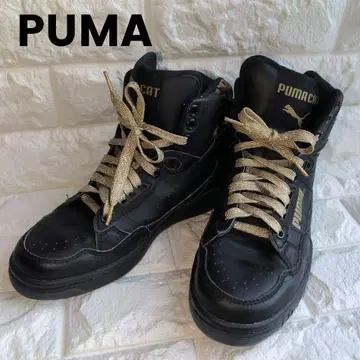 레어 PUMA CAT LPD 푸마 스니커즈 23.5cm 블랙