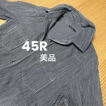 [ 새상품급 ] 45R 45rpm 정가 49500 데님 셔츠 사이즈 S