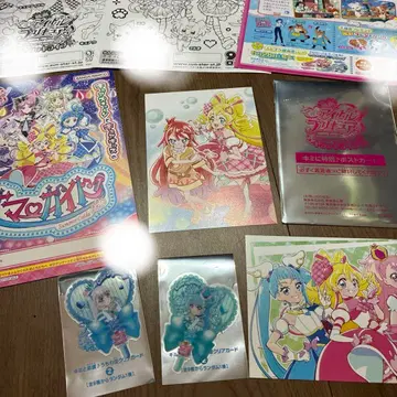 부채형 클리어 카드 키미프리 키미토 아이돌 프리큐어 2025