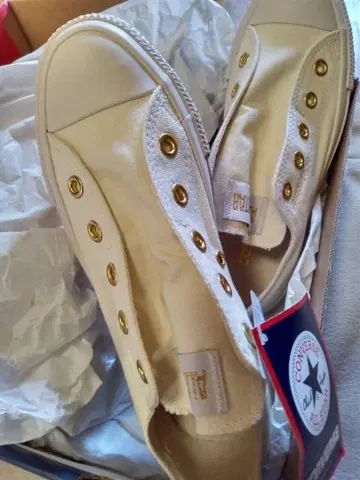 CONVERSE ALL STAR 크림 스니커즈