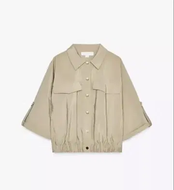 ZARA 사파리 셔츠 숏 슬리브