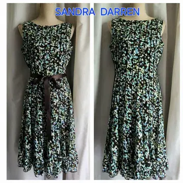 매우 새상품급 SANDRA DARREN 슬립 포함 원피스