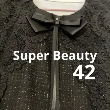 슈퍼 뷰티 42 블랙 슬리브리스 원피스