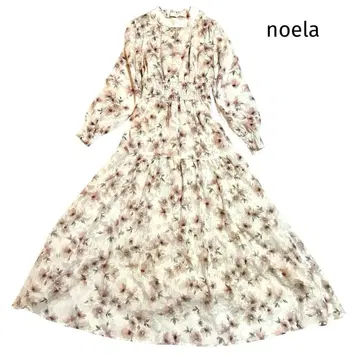[ Noela ] 노엘라 자카드 꽃무늬 롱 원피스 새상품급