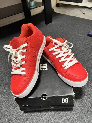 DC PURE SN 스니커즈 레드 27cm