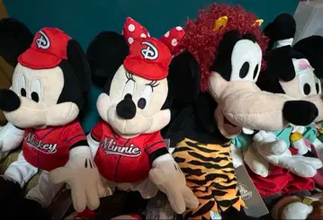 디즈니 미키 미니 구피 봉제 인형 가위바위보 카드