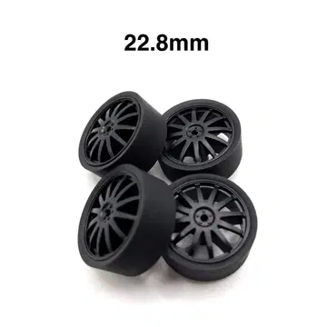 814 미니 사륜구동 페라 타이어 슈퍼 하드 22.8mm 휠 포함
