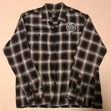 Schott 샷 옴브레 긴팔 셔츠 L 사이즈