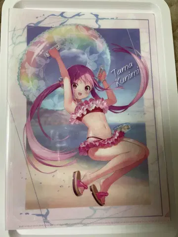 미개봉 새상품 헤븐 번즈 레드 [쿠니미 타마] 클리어 파일 2장 세트
