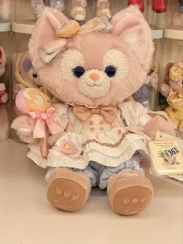 361 상하이 디즈니 생일 리나벨 봉제 인형 SS