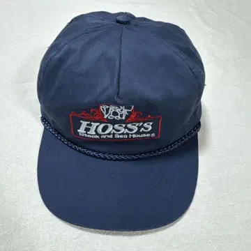 HOSS'S 네이비 캡 로고 자수