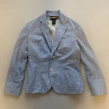 레어 랄프 로렌 테일러드 자켓 시어서커 스트라이프 블루 파랑