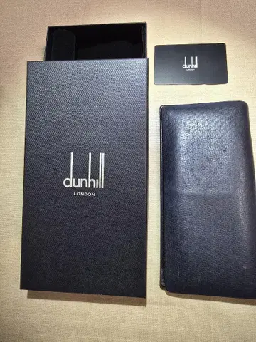 dunhill 블랙 장지갑