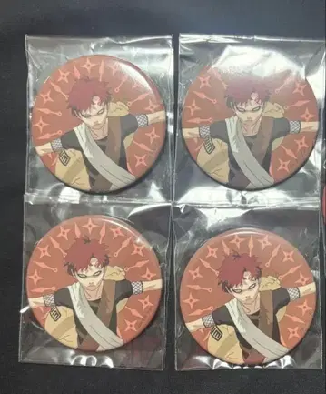 NARUTO 가아라 캔뱃지 세트
