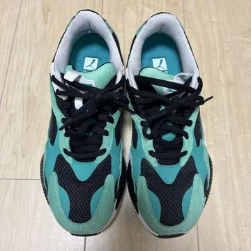PUMA 푸마 스니커즈 러닝화 블랙/터콰이즈 28cm